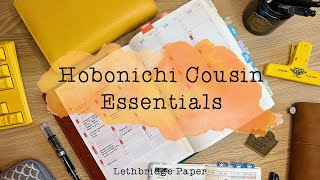 Hobonichi Cousin Essential Accessories to Set Up Your Planner [upl. by Claudianus]