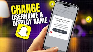 How to Change Username and Display Name on Snapchat  Update Snapchat Profile Name [upl. by Odrarej]