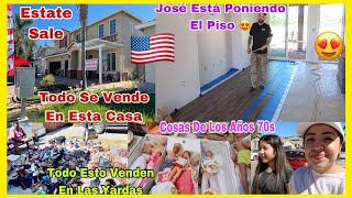 OMG😱Todo Lo Que Hay En Esta Casa 🏠 Se Vende🥺Vamos A Los Garaje Sale 💸José Está Poniendo El Piso [upl. by Dnalevets]