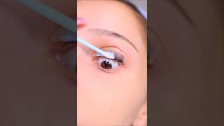 Eyelash lift and tint at home eyelashes shortvideo education viralvideo [upl. by Alegnasor]