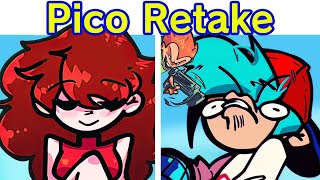 Friday Night Funkin VS Pico Week 3 Retake  FNF Pico Song Remix BFGFPico ReskinRemaster [upl. by Niko]