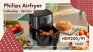 Unboxing  Review Philips Essential Airfryer HD9200 [upl. by Bowie]