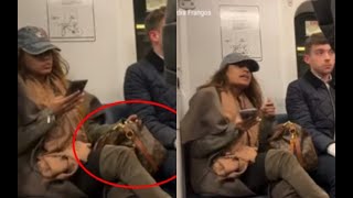 Woman Refuses To Take Bag Off Seat Gets Taught Lesson [upl. by Singleton]