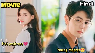 Movie  Young master of a rich family got a crush on a poor hot waitress 😍  Explain in Hindi [upl. by Bluefield703]