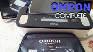 OMRON COMPLETE  Misuratore di pressione arteriosa ed ECG [upl. by Nylhsoj572]