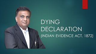 Dying Declaration  Section 32  Indian Evidence Act 1872 [upl. by Delaney]