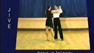 Jive dance steps 01 Basic in fallaway [upl. by Brittain]