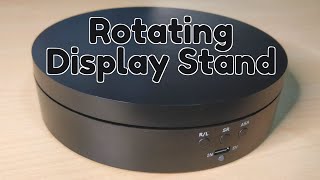 Rotating Display Stand  Electric Turntable  Unboxing and Review [upl. by Kaden874]