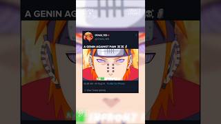 A genin against pain ☠️🗿🔥 youtube shorts shortfeed viral viralshort naruto kakashi jiraya [upl. by Draillih]