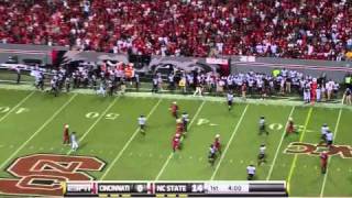 Cincinnati vs NC State  September 16 2010 [upl. by Iem]