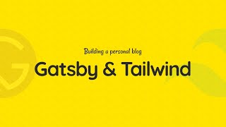 Building a Personal Blog With Gatsby Tailwind and Sass Arabic [upl. by Aba]