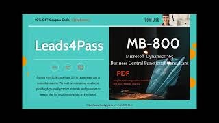 The latest Leads4Pass MB800 practice materials [upl. by Etnasa]