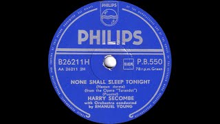 Harry Secombe  None Shall Sleep Tonight Nessun Dorma [upl. by Webber]