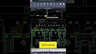 Cách sử dụng lệnh Laymrg để đổi layer trong AutoCAD autocad1phut họcautocad autocad [upl. by Llirred683]