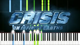 Crisis on Infinite Earths Theme Synthesia Piano Cover [upl. by Aryaz]