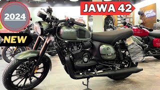 2024 New Jawa 42 22 Detail Review ✅New Updates On Road Price Feature [upl. by Euqenimod807]