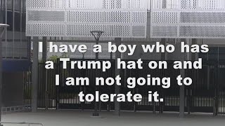 Teacher upset after student wears MAGA hat [upl. by Acirretahs]