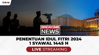 BREAKING NEWS Sidang Isbat Penetapan Idul Fitri 2024  1 Syawal 1445 H  tvOne [upl. by Neerihs]