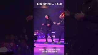 Les twins Larry and Laurent on fire dance [upl. by Rehpotirhc]