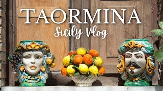 Is This the Most Beautiful Town in Italy Taormina Sicily Vlog  Top Things to do and Tips [upl. by Akir]