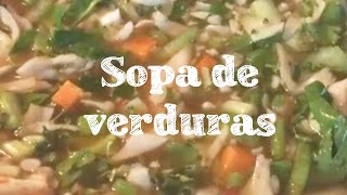 ¡Sopa de Verduras Sencilla y Deliciosa 🥕🍲  Cómo Hacer Sopa de Verduras [upl. by Oivat385]