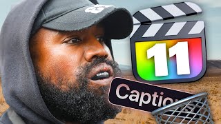 New Captions are BORING in Final Cut Pro 11 [upl. by Bevvy]