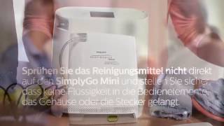 SimplyGo Mini  Reinigung und Pflege des mobilen Sauerstoffkonzentrators Deutsch [upl. by Elyrrad]