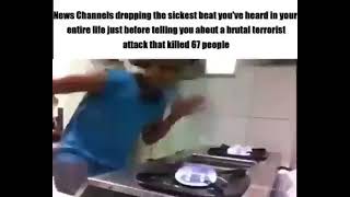 when news channels are dropping the sickest beat [upl. by Einiffit]