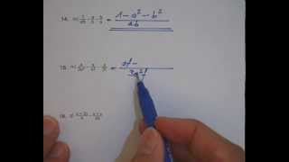 Mathe2  1b  Übungsblatt Brüche addieren und subtrahieren [upl. by Eeraj445]