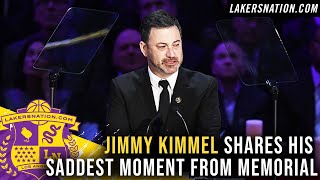 Jimmy Kimmel Shares His Saddest Moment From Kobe amp Gianna Bryant Memorial [upl. by Maryjane]