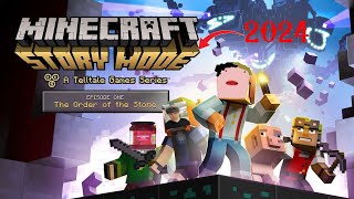 WE PLAYED MINECRAFT STORY MODE IN 2024 [upl. by Brunn364]