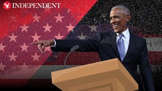 Best moments from Barack Obamas speech at Democratic Party Convention [upl. by Ettenauq364]