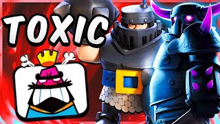 MASSIVE DAMAGE PEKKA MEGA KNIGHT DECK — Clash Royale [upl. by Segalman]