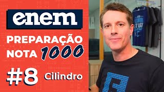 ENEM preparação nota 1000 ✅ Cilindro elementos e formulário [upl. by Humo]