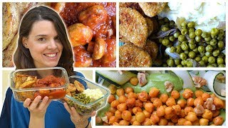 3 recetas VEGETARIANAS fáciles para llevar al TRABAJO ¿Qué llevo en mi TUPPER Las María Cocinillas [upl. by Wolram265]