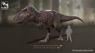 T rex ontological growth Saurian [upl. by Caro]