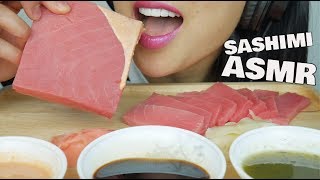 ASMR TUNA SASHIMI with SPICY MAYO amp SEAFOOD SAUCE EXTREME EATING SOUNDS NO TALKING  SASASMR [upl. by Ytsrik]