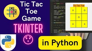 Play with AI Tic Tac Toe Python tkinter  11 [upl. by Drucy]