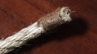 How To Whip The End Of A Rope  Common Whipping Knot [upl. by Dewey149]