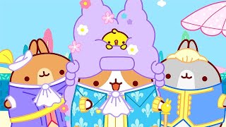 Molang amp Piu Piu  The Wig Story  Funny Cartoons For Kids  Pop Teen Toons [upl. by Aimahs420]