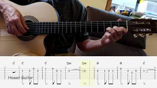 Luzes da Ribalta Easy Acoustic Guitar Solo [upl. by Dean]