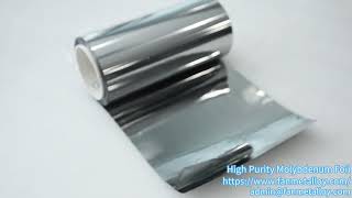 High Purity Molybdenum Foil [upl. by Nabla]