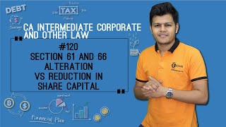 Section 61 and 66 Alteration vs Reduction in Share Capital  Share Capital and Debentures [upl. by Clements417]