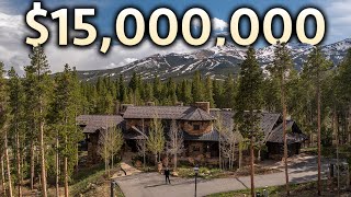 Inside a 15000000 Colorado Mountain Estate with Private Ski Access [upl. by Marten]