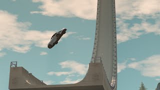 BeamNG Mega Ramp Jump [upl. by Monney561]