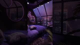 Which space bedroom would you sleep in 😴🪐 space aesthetic aurora relaxing vibes [upl. by Iniffit]