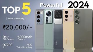 Top 5 Mobile Phones Under 20000  July 2024   5G  144Hz 3D OIS with 4K  Phone Under 20000 [upl. by Ames]