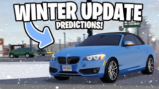 PREDICTING THE NEW GREENVILLE WINTER UPDATE  Roblox Greenville [upl. by Cirdor187]