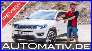 Jeep Compass Limited 14l 170 PS Fahrbericht Hingucker  aber auch technisch gut  Review [upl. by Croteau526]