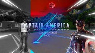 CAPTAIN AMERICA MOD  GTA SA ANDROID [upl. by Yelrebma]